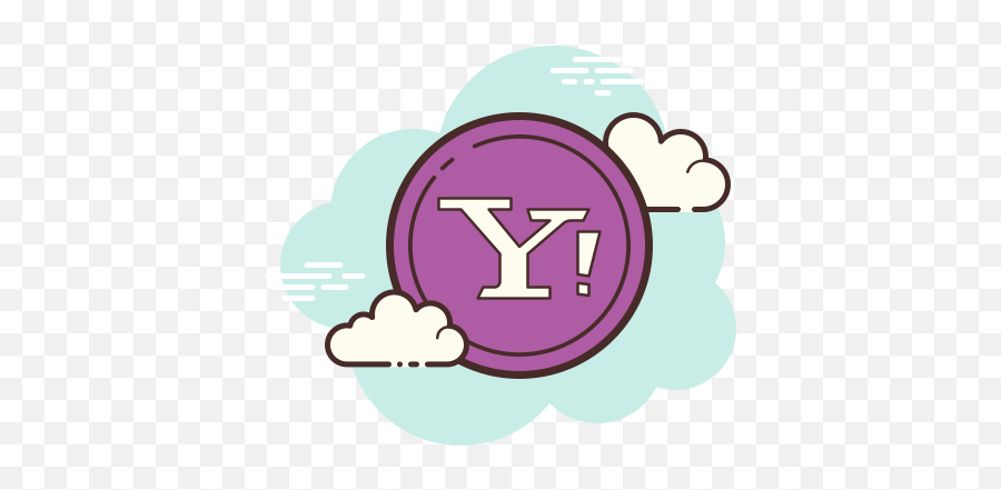 Yahoo Icon In Cloud Style - Discord Cloud Icon Png,Yahoo Icon