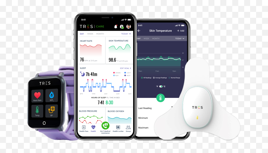 Healthcare Watch Health Monitoring Tres Care - Portable Png,Fitbit Icon Watch