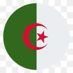 Algeria Icon In Color Style - Flag Logo Png