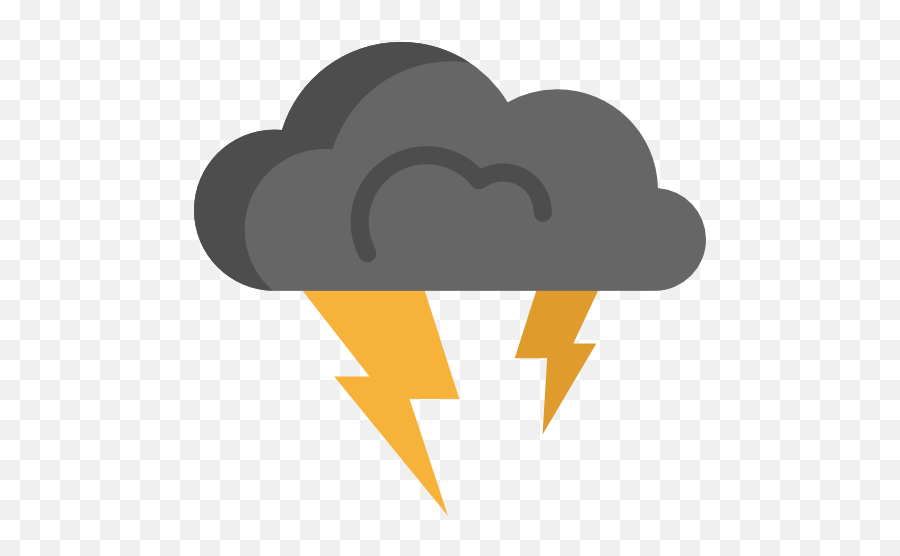 Weather Rain Nature Storm Thunder Sky Meteorology Icon - Transparent Background Storm Cloud Clipart Png,Stormy Weather Icon