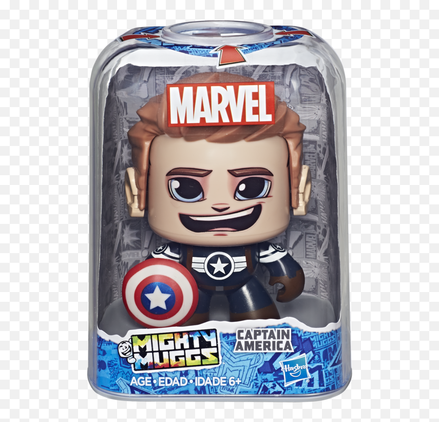 Toy Fair 2018 Preview New Marvel Mighty Muggs Figurescom - Marvel Mighty Muggs Png,Captain America Shield Icon
