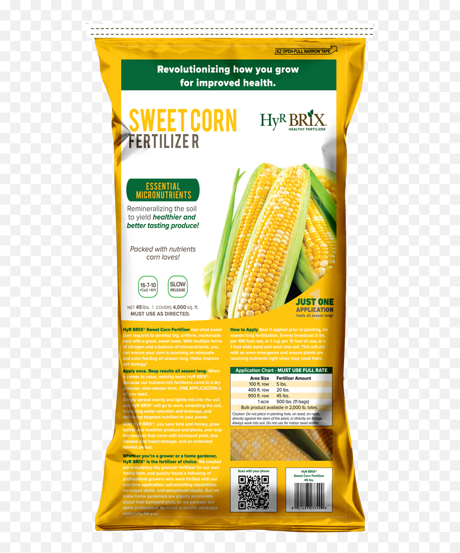 Sweet Corn Hyr Brix Fertilizer - Fertilizer Bag For Corn Png,Corn Stalk Icon