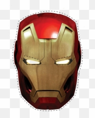 Free Printable Iron Man Mask - png
