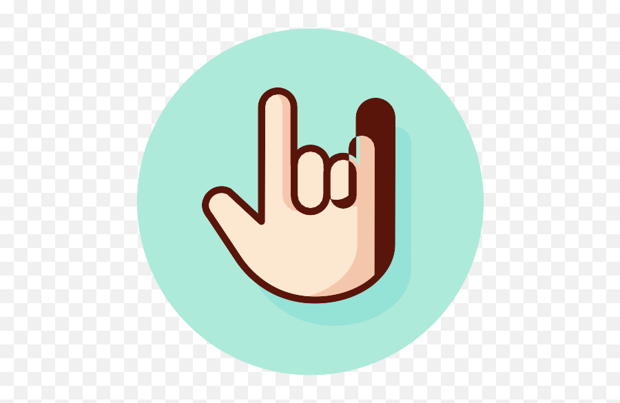 Blue Pointing Left Vector Svg Icon - Png Repo Free Png Icons Sign Language,Rock And Roll Icon
