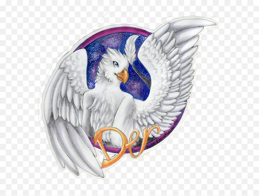1650881 - Artistheidi Badge Griffon Majestic Male Oc Png,Wings Transparent Background