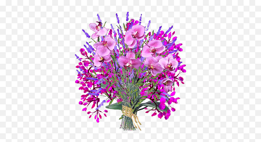 Sparkling Pink Bouquet Pictures Photos And Images For - Glitter Happy Anniversary Gif Png,Flowers Transparent Tumblr