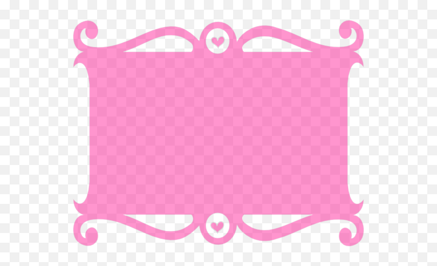 Hot Pink Frame Transparent U0026 Png Clipart Free Download - Ywd Vector Frame Rosa Png,Art Clipart Png