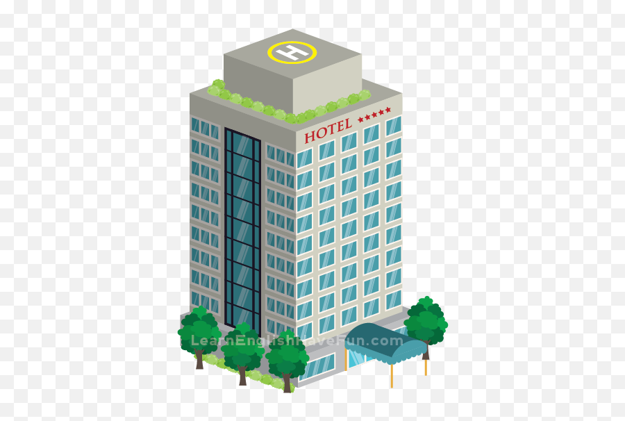 Download Hotel Building Logo Png - Building Vector Hotel Png,Buildings Png