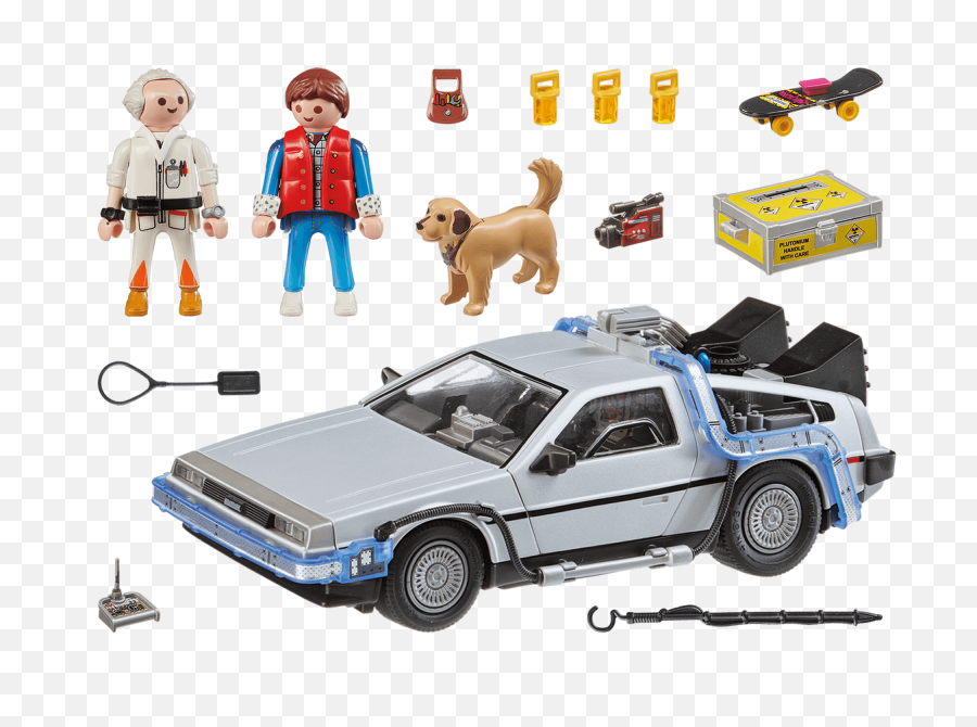 Back To The Future Delorean - Playmobil Back To The Future Delorean Png,Delorean Png