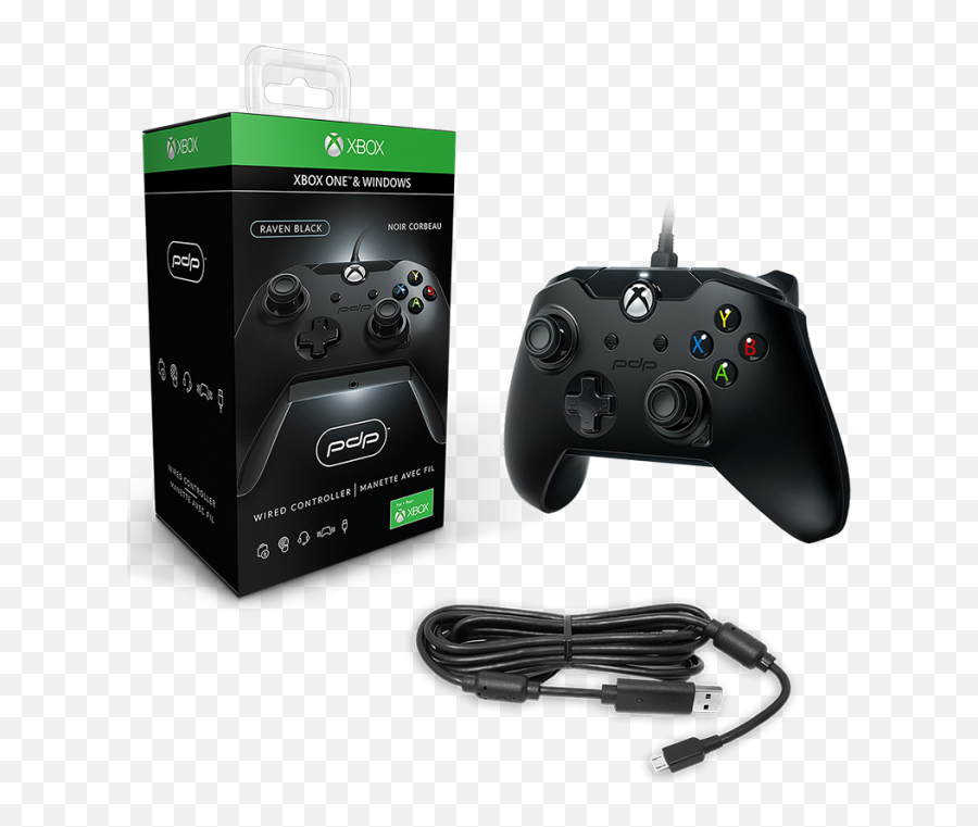 Pdp Wired Controller For Xbox One - Black Gamingmodzno Pdp Xbox One Controller Black Png,Xbox One X Png