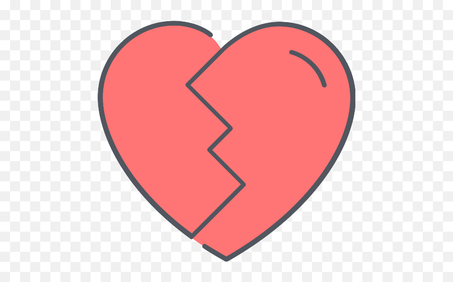 Broken Heart Png Icon 37 - Png Repo Free Png Icons Clip Art Of A Heart,Broken Heart Png