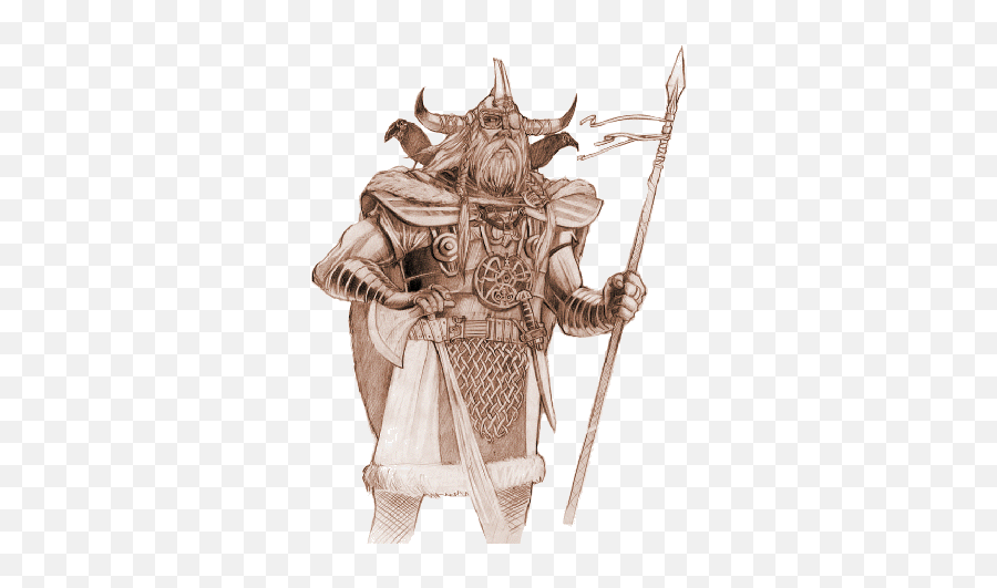 Odin Png 3 Image - Age Of Mythology Viking,Odin Png