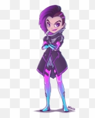 Overwatch Cute Sprays Png - Sombra Fan Art