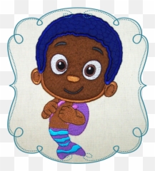Bubble Guppies Applique Machine Embroidery Design Pattern - Machine Embroidery Png,Bubble Guppies Png