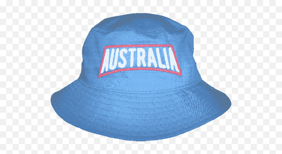 Australia Blue Bucket Hat With White - Transparent Aussie Hat Png,Bucket Hat Png