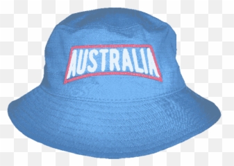 Australia Blue Bucket Hat With White - Transparent Aussie Hat Png,Bucket Hat Png
