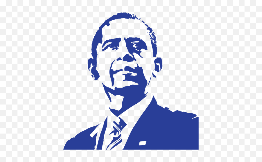 Transparent Png Svg Vector File - Muka Obama Hitam Putih,Obama Transparent