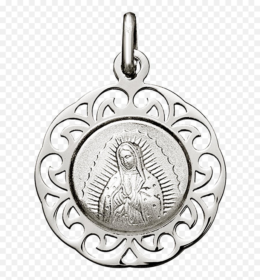 Platamedalla Virgen De Guadalupe - Medalla De San Judas Tadeo Dibujo Png,Virgen De Guadalupe Png