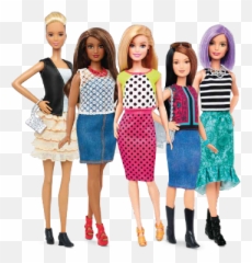 Download Style Squad - Barbie Fashionistas 13 Dolled Up Dots Barbie Doll New Png,Comic Dots Png