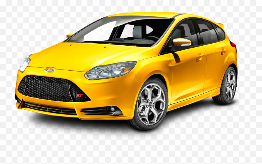 Ford Focus Yellow Car Png Image - Ford Focus Yellow Png,Focus Png