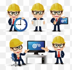 Engineer Png Transparent Background - Cartoon Engineers Png,Engineer Png