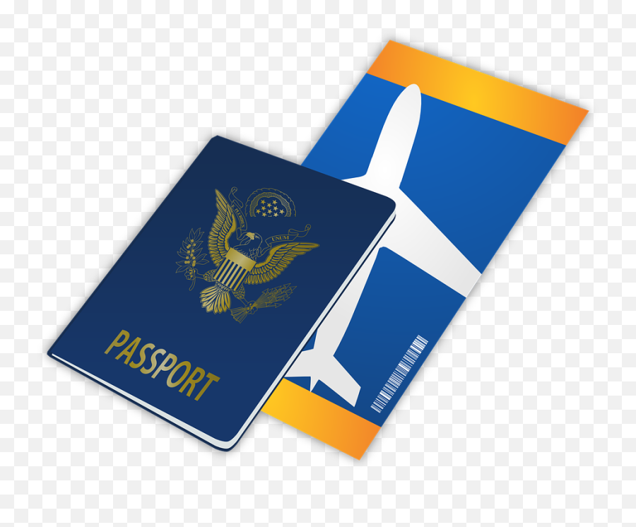 Travel Clipart Passports Luggage And - Passport Clipart Transparent Png,Travel Clipart Png