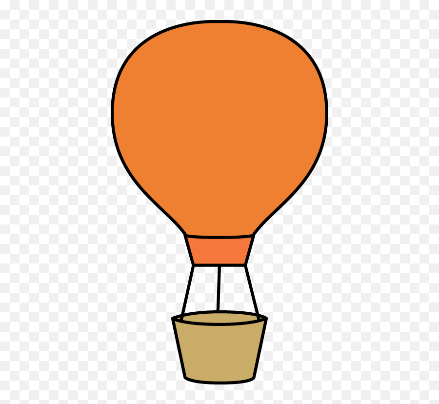 Orange Clipart Hot Air Balloon - Hot Air Balloons Clip Art Png,Hot Air Balloon Png