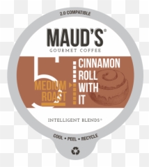 Cinnamon Roll Coffee Pods U2013 50ct - Poster Png,Cinnamon Roll Png