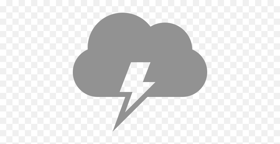 Cloud Lightning Icon - Cloud Lightning Icon Png,White Lightning Png