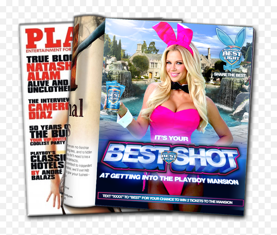 Playboy Print Video Social Mobile U2014 Rachel Starkey - Flyer Png,Playboy Bunny Logo Png