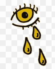 Yellow Amarillo Aesthetic Random Eye Ojo Crying - Aesthetic Aesthetic Yellow Png,Aesthetic Png Tumblr