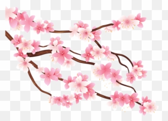 Download Free Png Pink Spring Branch Images Transparent - Transparent Background Cherry Blossom Tree Png,Sakura Petals Png