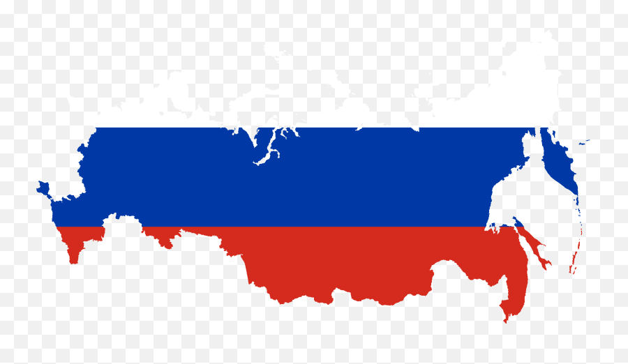 Russia Png Transparent Background - Russia Map With Flag,Russian Flag Transparent