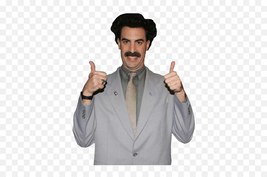 Download Borat Thumbs Up - Thumbs Up Borat Png,Nice Png