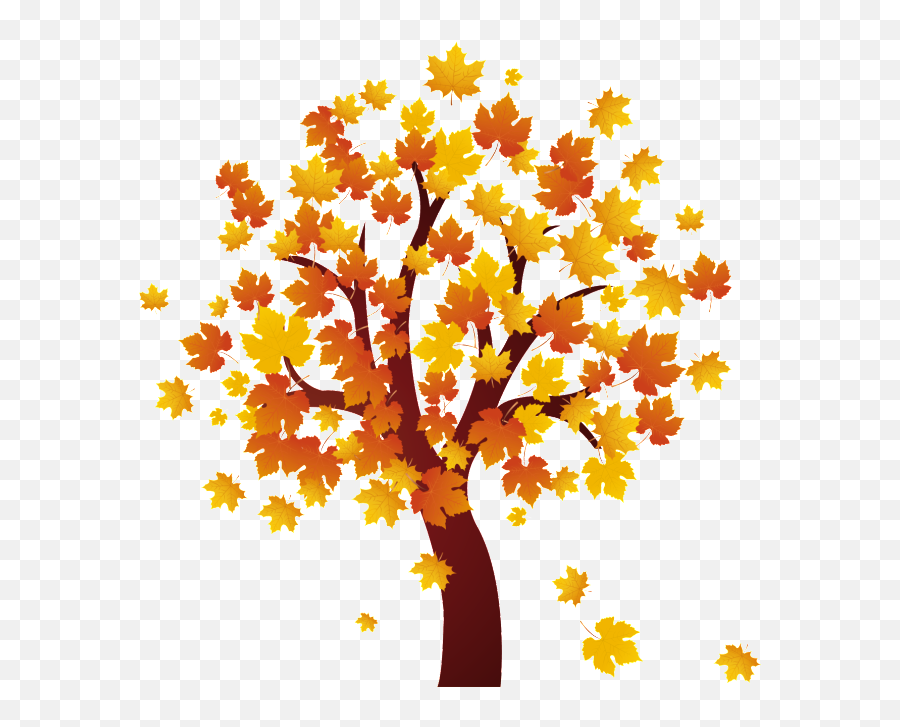Fall Tree Clip Art - Tree Fall Clip Art Png,Fall Tree Png