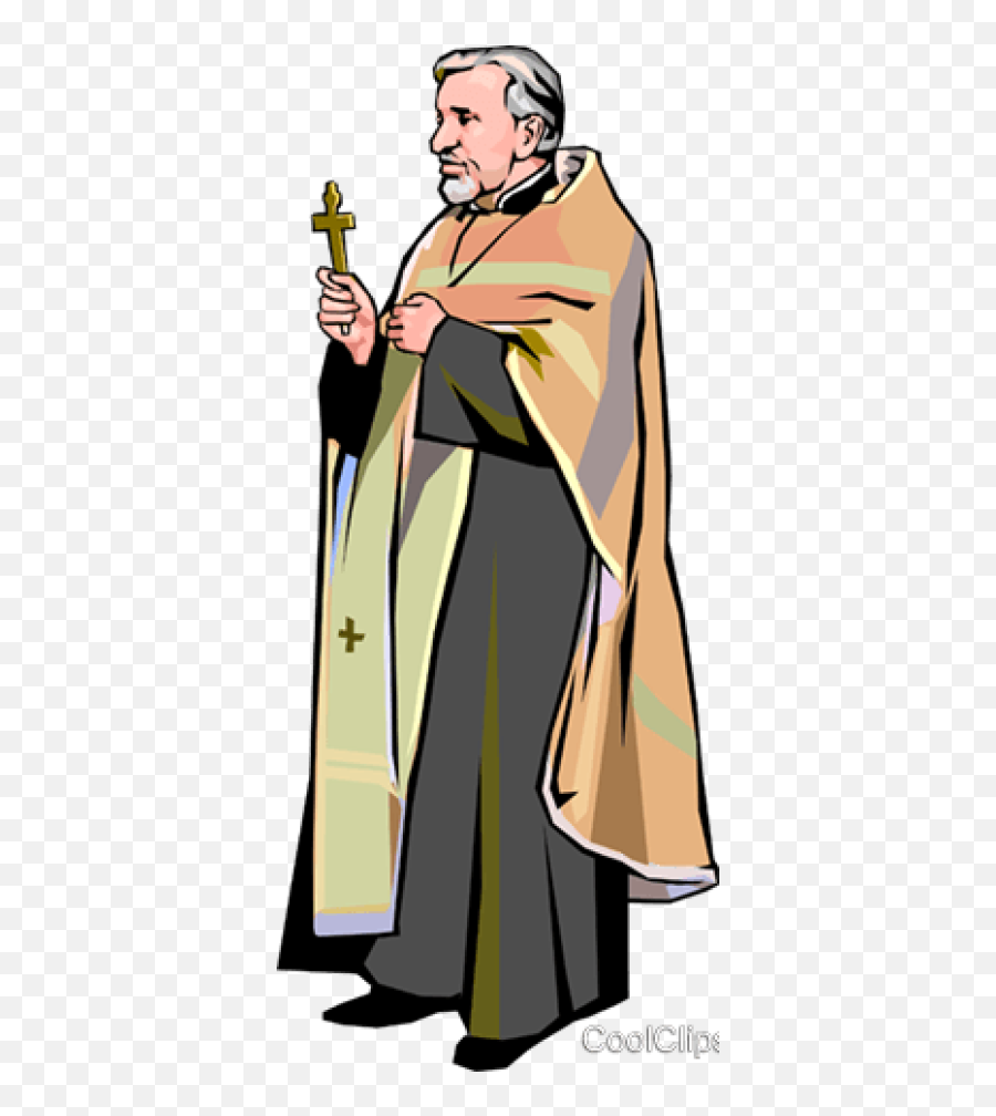 Vector Clip Art Illustration - Clipart Priest Png,Priest Png