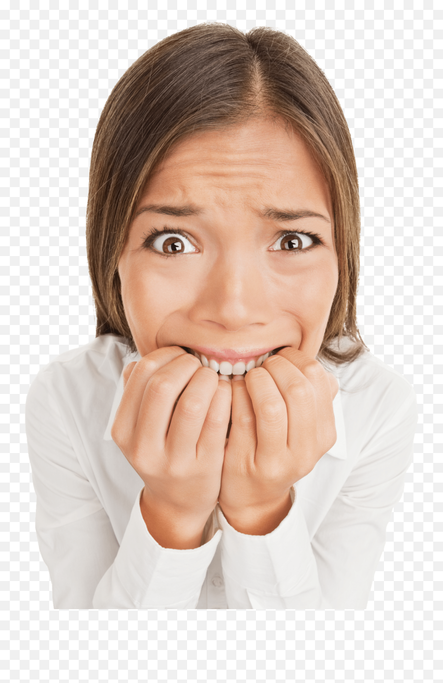 Fear - Fear Expression Woman Png,Fear Png