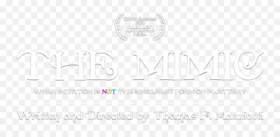 The Mimic Official 2020 - Film Festival Laurels Png,Mimic Png