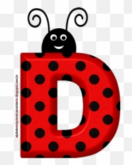 Monica Michielin Alfabetos Joaninha Alfabeto Png Parte 2 - Ladybug Letter B,D Png