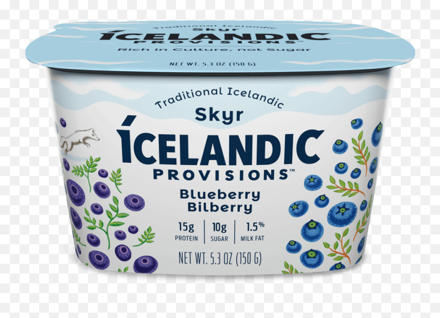 Single Blueberry Png - Blueberry Bilberry Skyr Icelandic Skyr Yogurt,Blueberry Png