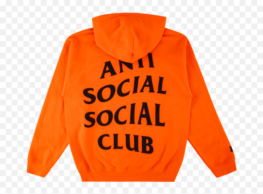Anti Social Club Paranoid Hoodie - Long Sleeve Png,Anti Social Social Club Logo