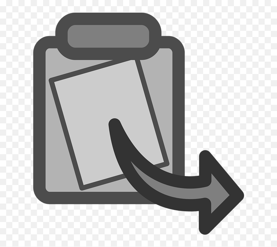 Clipboard Copy Paste - Free Vector Graphic On Pixabay Copy And Paste Logo Png,Clipboard Png