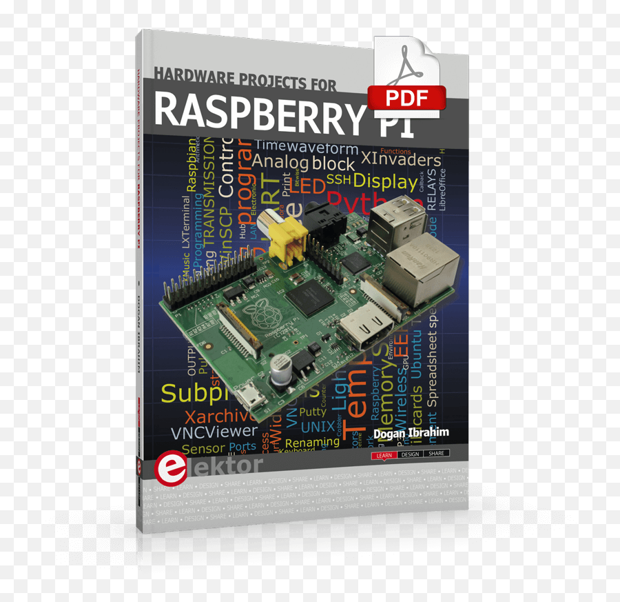 Hardware Projects For Raspberry Pi E - Book Electronic Component Png,Raspberry Pi Png