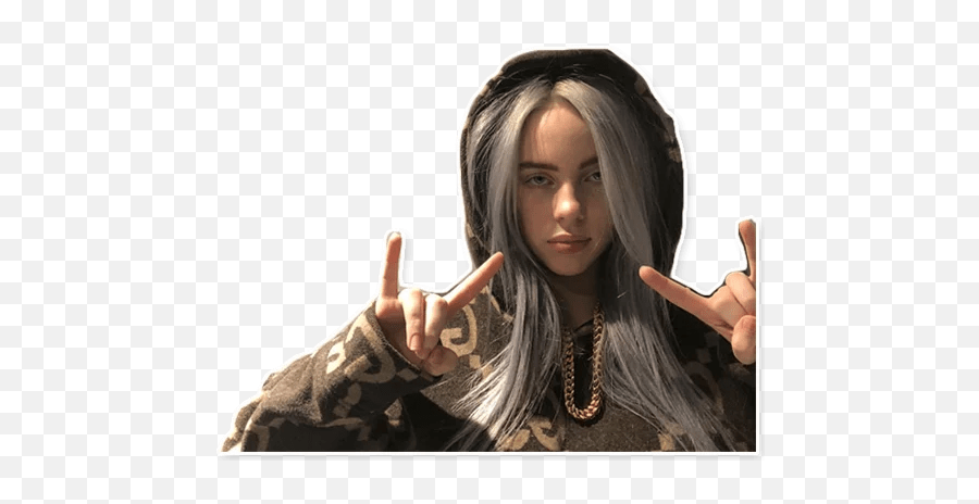 Billie Eilishu201d Stickers Set For Telegram - Gracie Abrams And Billie Eilish Png,Billie Eilish Png