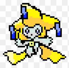 Jirachi - Jirachi Pokemon Pixel Art Png,Jirachi Png