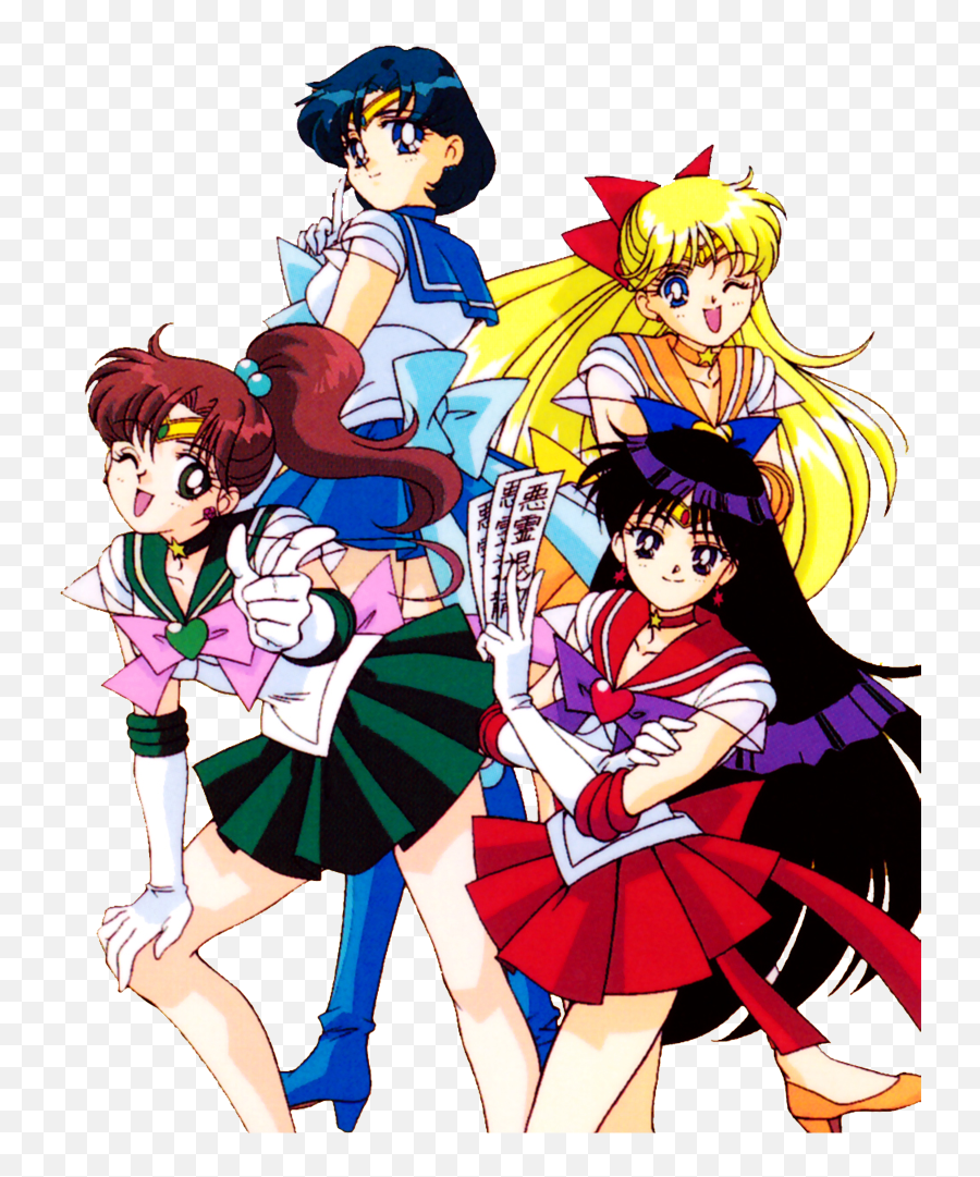 Sailor Jupiter Mercury - Sailor Mars Sailor Venus Png,Sailor Venus Png