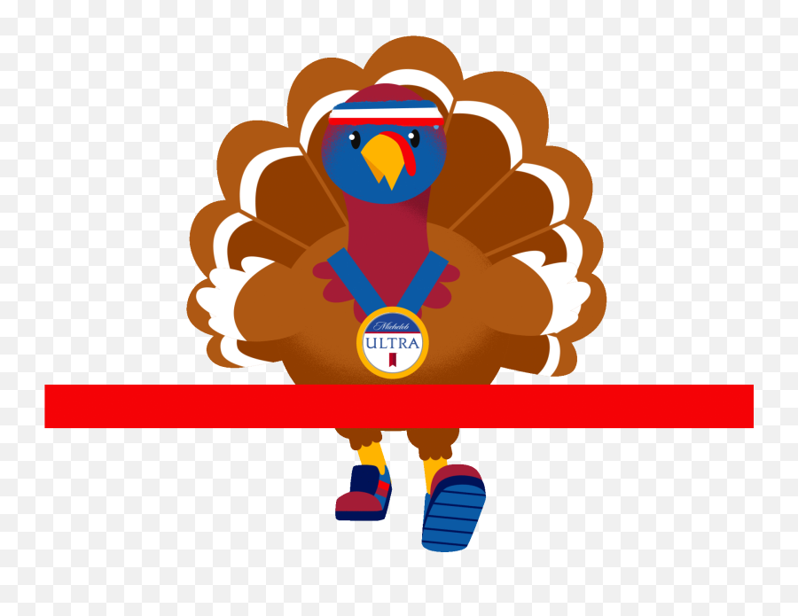Michelob Ultra Turkey Trotter Giphy - Turkey Trot Animated Png,Michelob Ultra Logo
