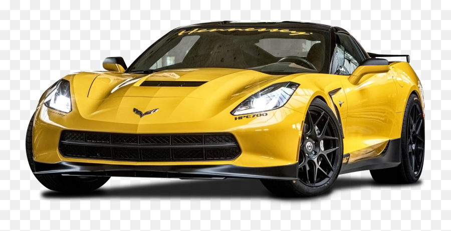 Chevrolet Corvette Stingray Hpe700 Car - Yellow Corvette Png,Stingray Png