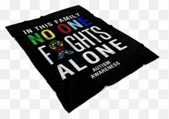 Custom Designed Autism Awareness Blanket U2013 Urban Forest - Language Png,Autism Awareness Png