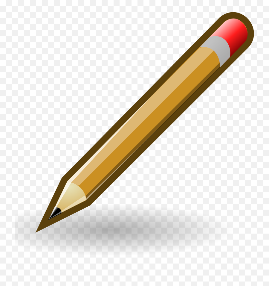 Pencil Writing Clipart Png Picture - Pencil Black And White,Writing Clipart Png